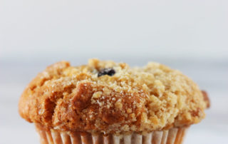 Muffins americani ai mirtilli